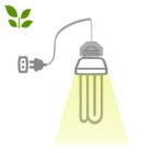 Kit luce vegetativa indoor lampada CFL 125W
